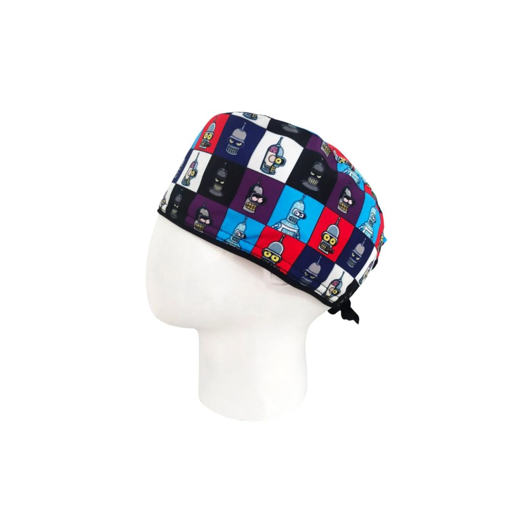 Gorro Quirúrgico Hombre Robot Multicolor