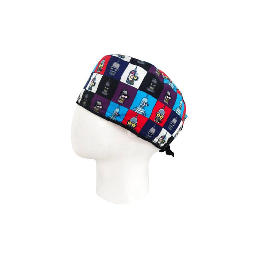 Gorro Quirúrgico Hombre Robot Multicolor