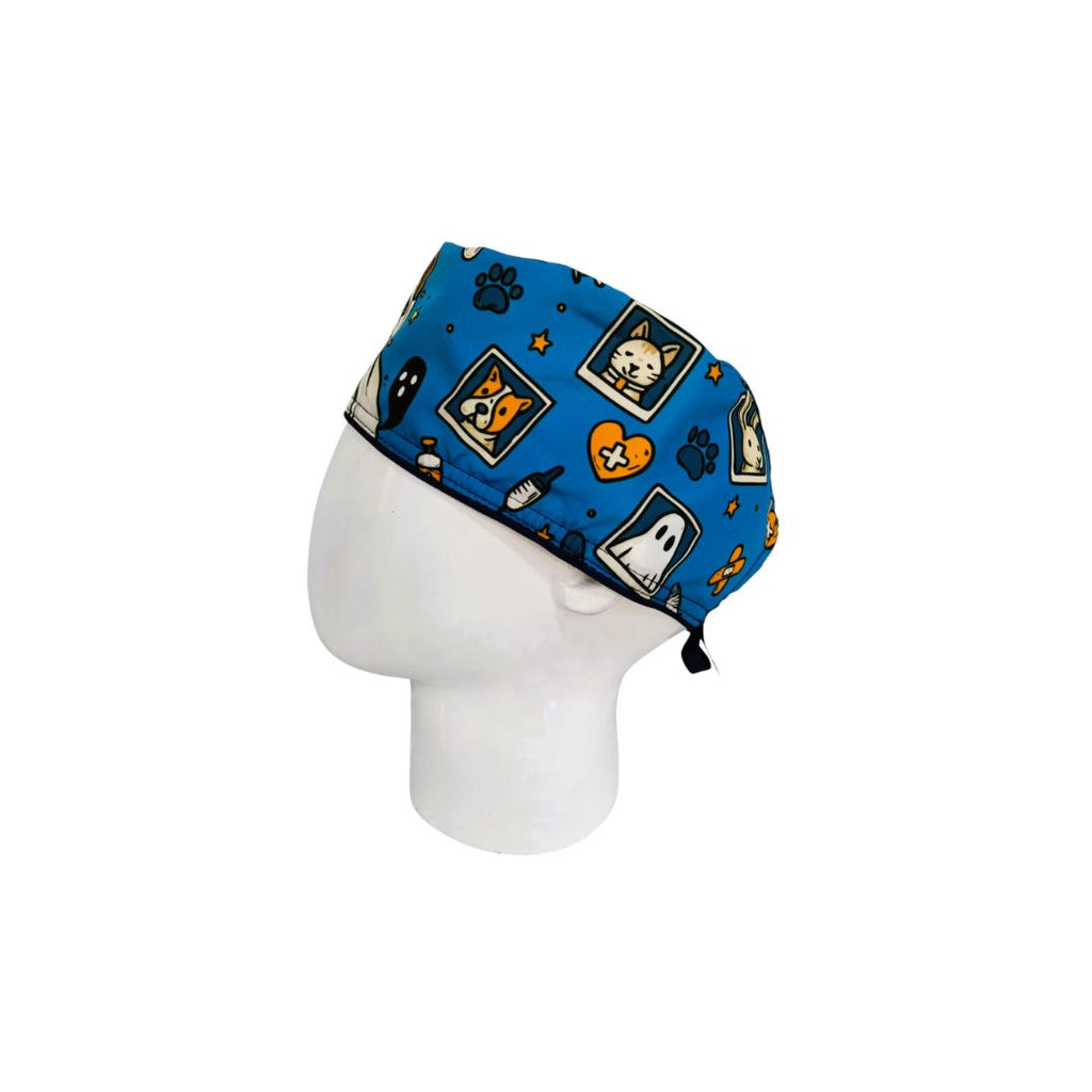 Gorro Quirúrgico Hombre Pet Care Azul