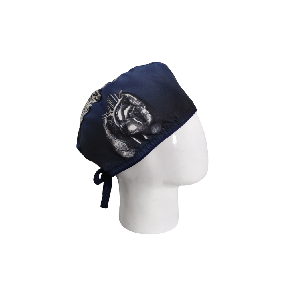Gorro Quirúrgico Hombre Hemodinamia ECG Azul