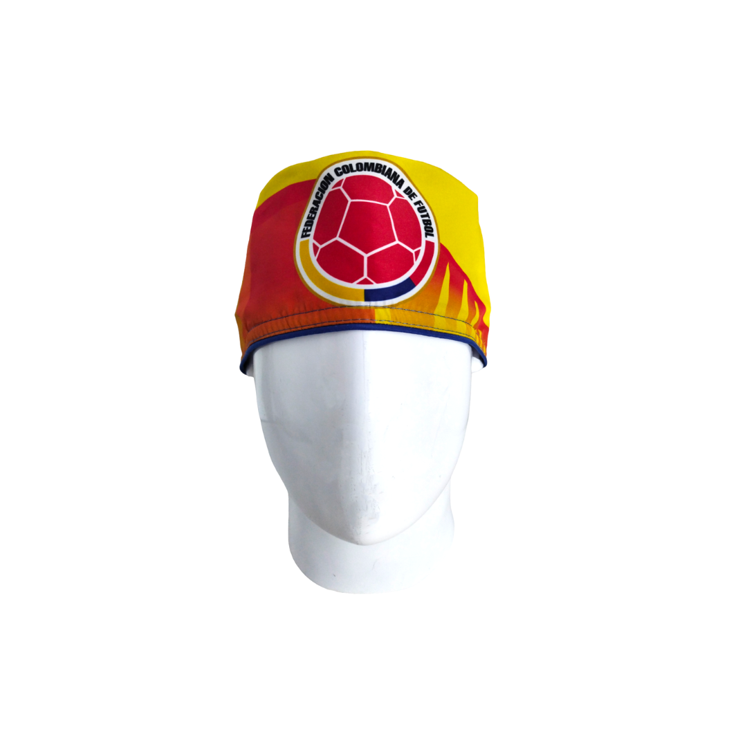 Gorro Quirúrgico Hombre Selección Colombia Tricolor
