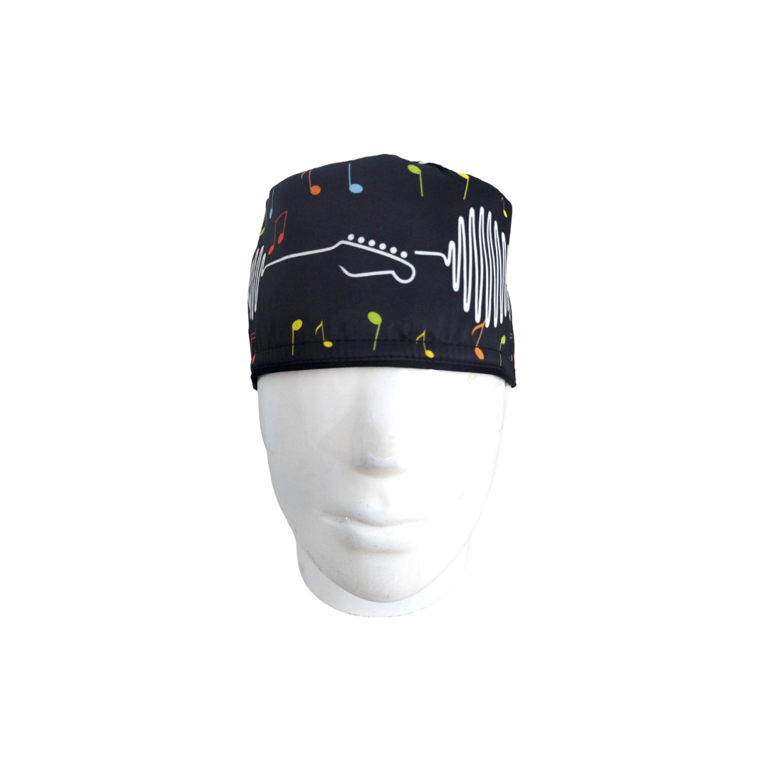 Gorro Quirúrgico Hombre Ritmo Cardíaco Musical