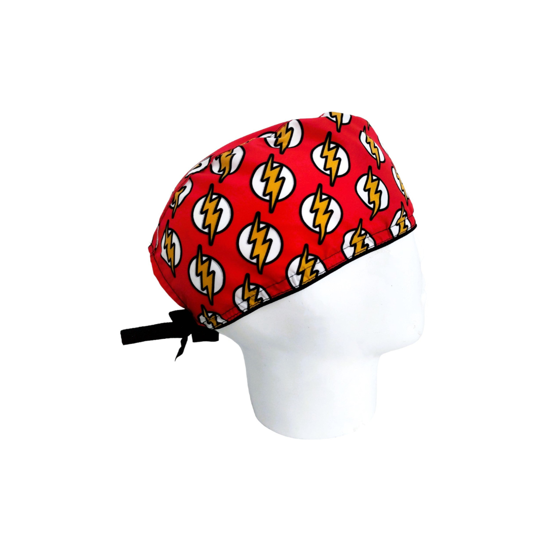 Gorro Quirúrgico Hombre Flash Rojo