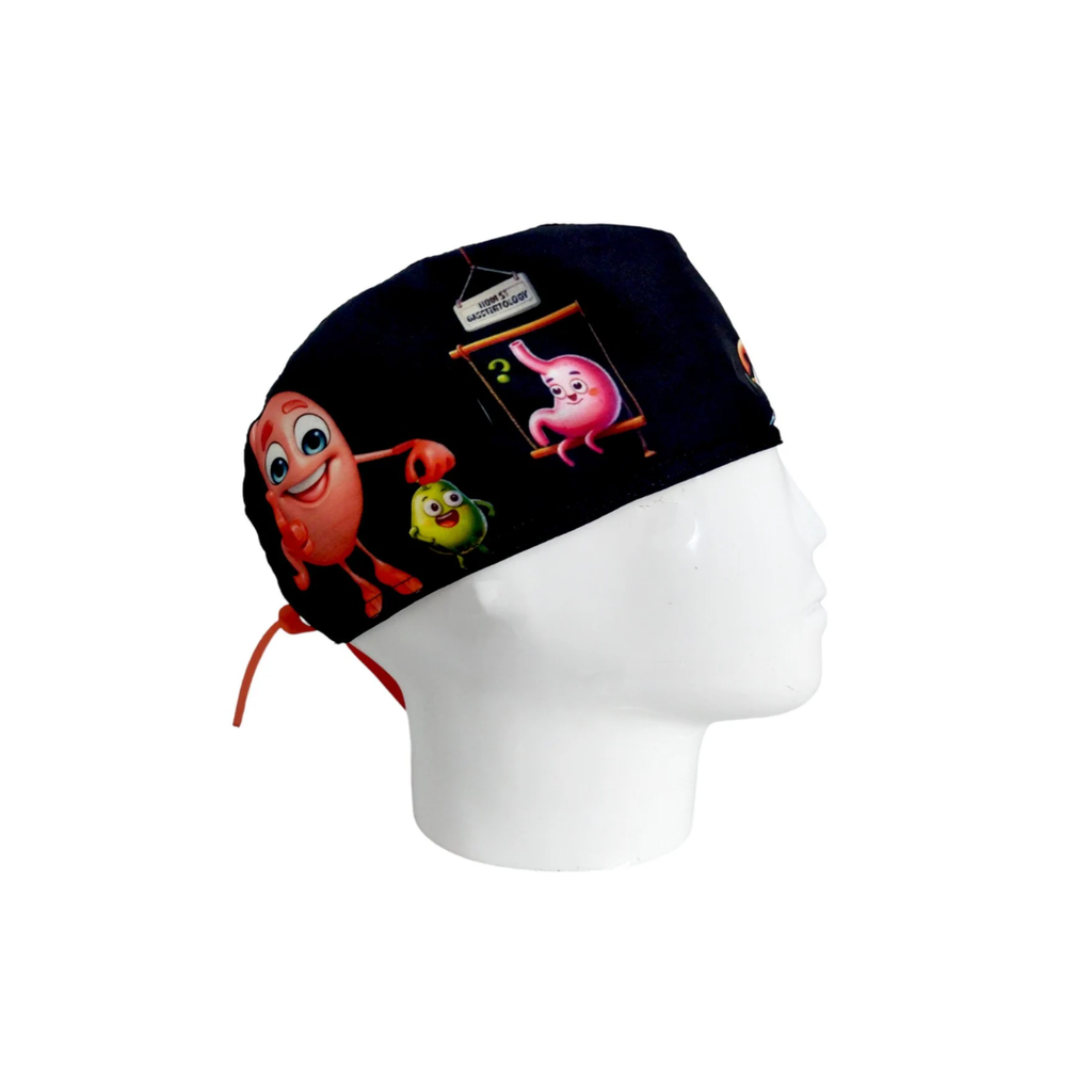 Gorro Quirúrgico Hombre Sistema Digestivo Animado