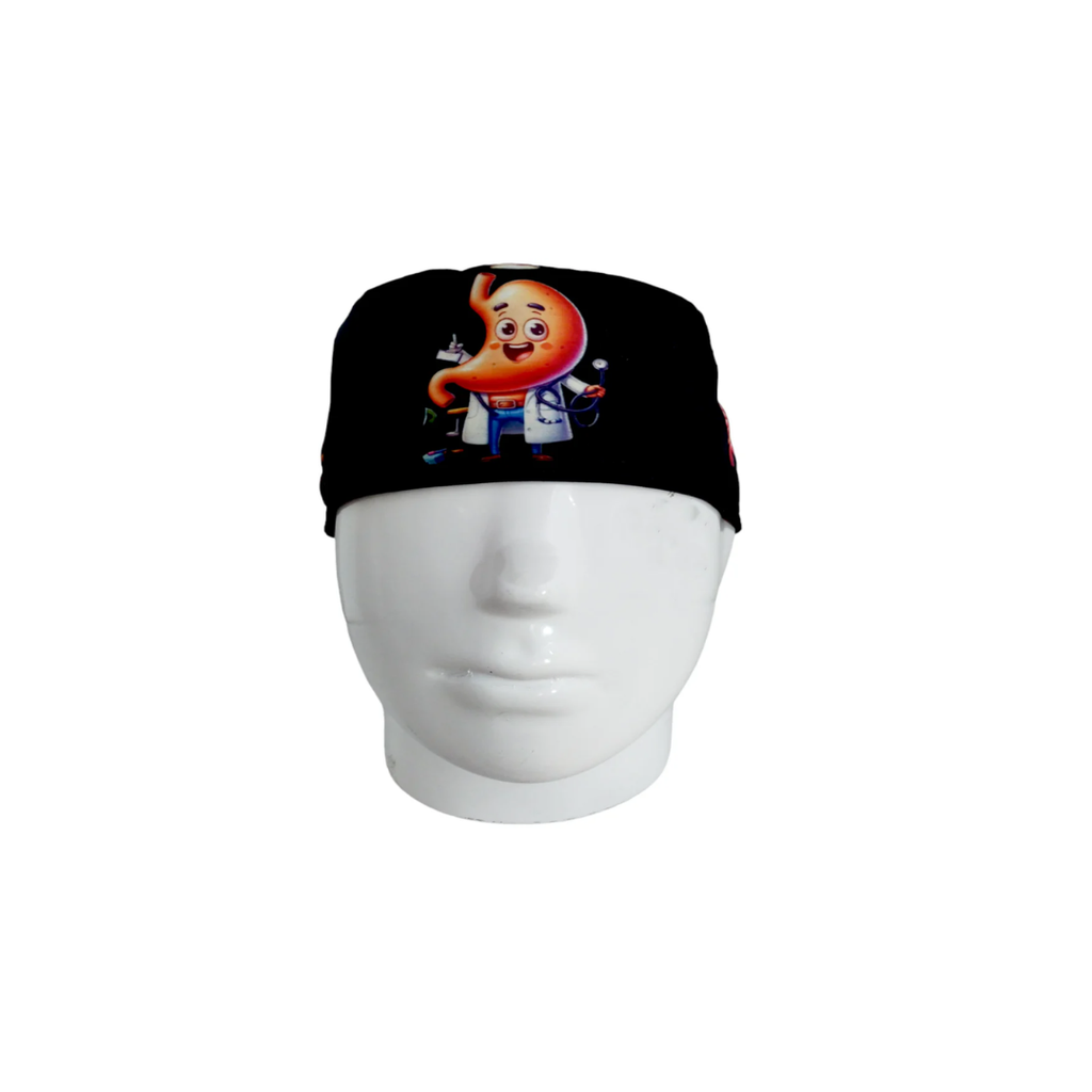 Gorro Quirúrgico Hombre Sistema Digestivo Animado