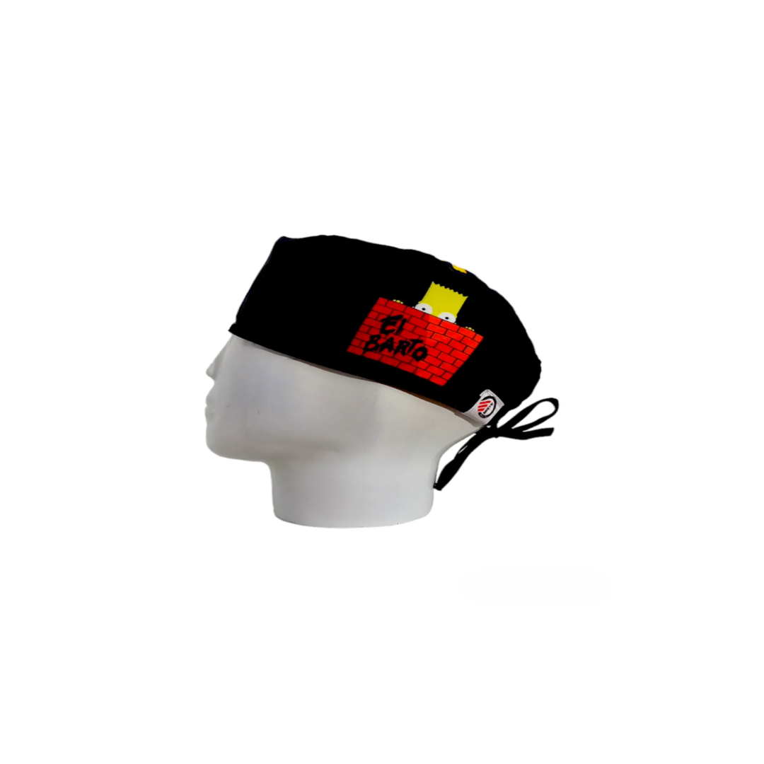 Gorro Quirúrgico Hombre Graffiti Bart