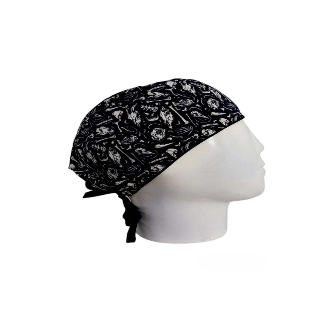 Gorro Quirúrgico Hombre Fósiles Negro