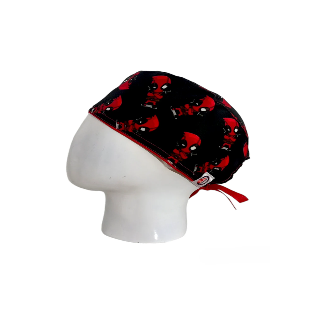 Gorro Quirúrgico Hombre Deadpool Mini Pattern