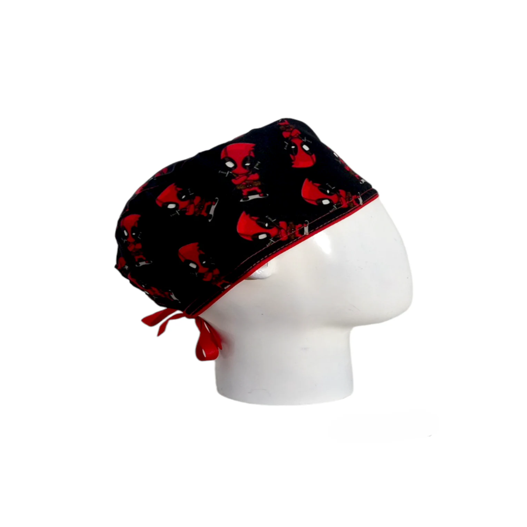Gorro Quirúrgico Hombre Deadpool Mini Pattern