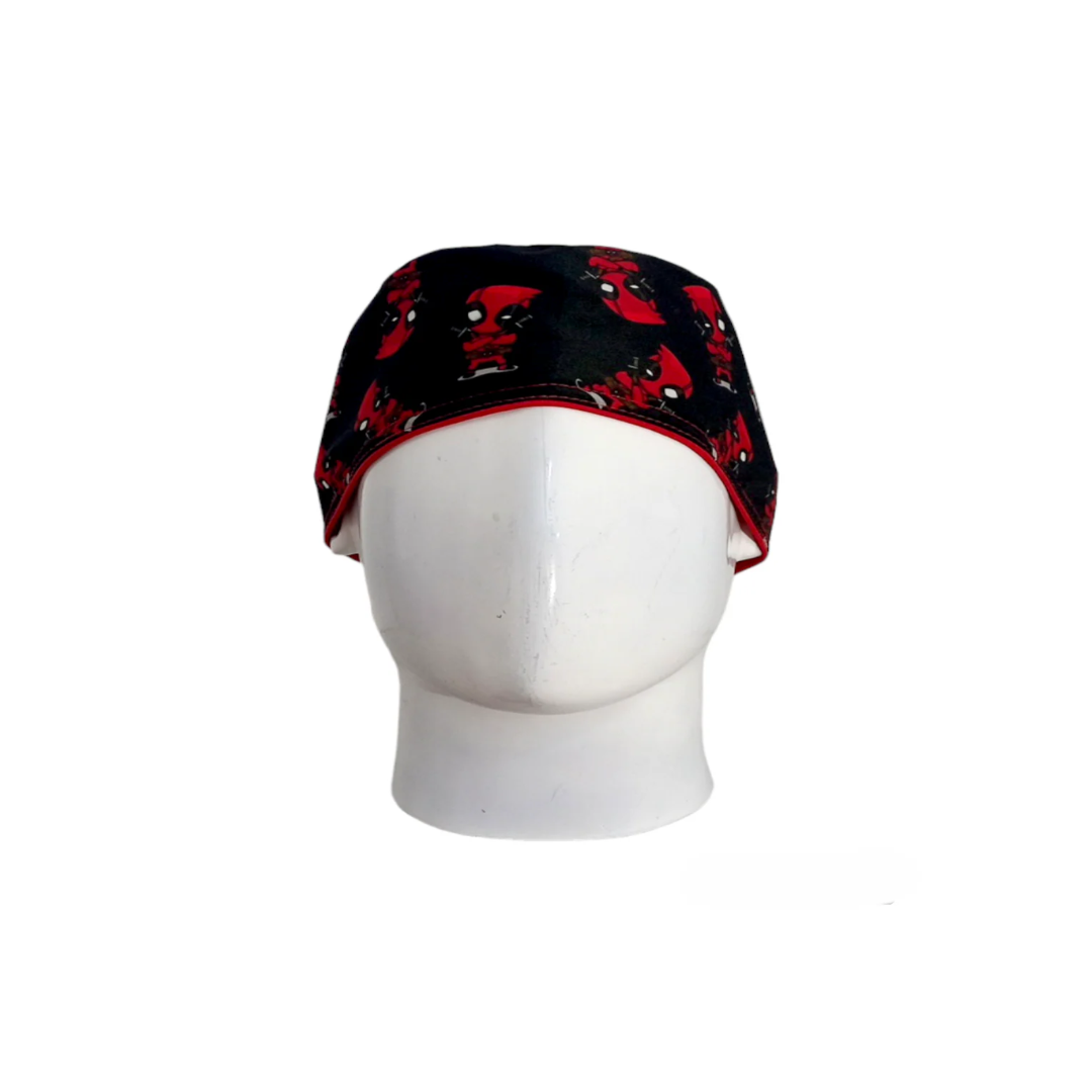 Gorro Quirúrgico Hombre Deadpool Mini Pattern