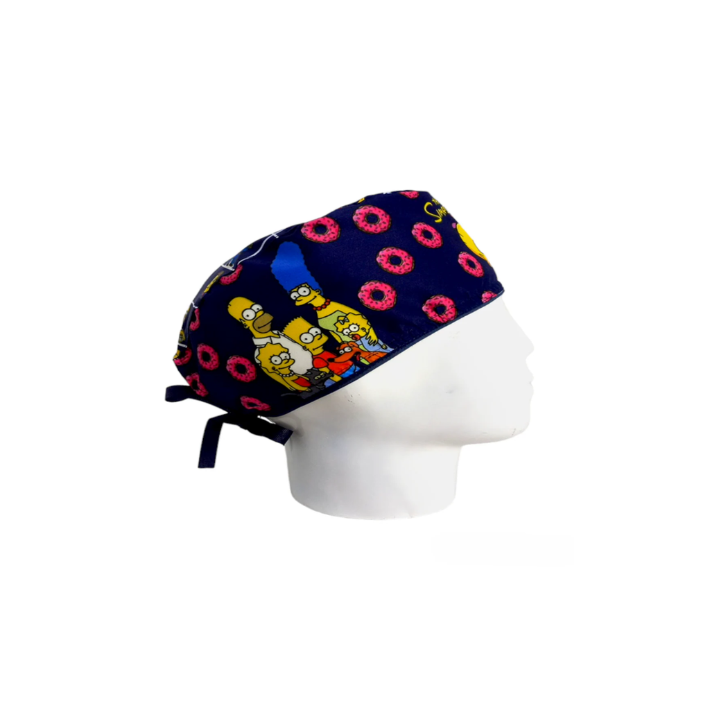 Gorro Quirúrgico Hombre Homero Simpson Donas