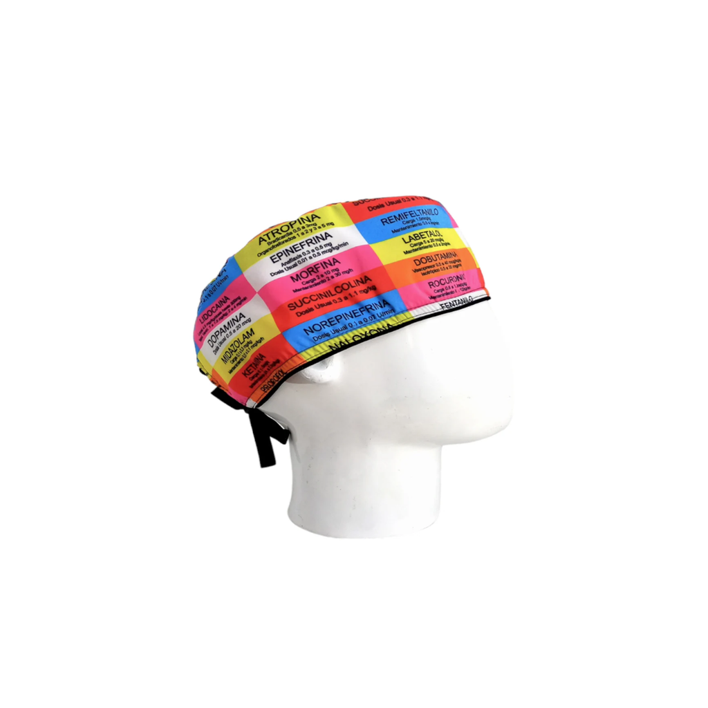 Gorro Quirúrgico Hombre Anestesio Multicolor