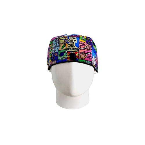 Gorro Quirúrgico Hombre Anesthesia Pop
