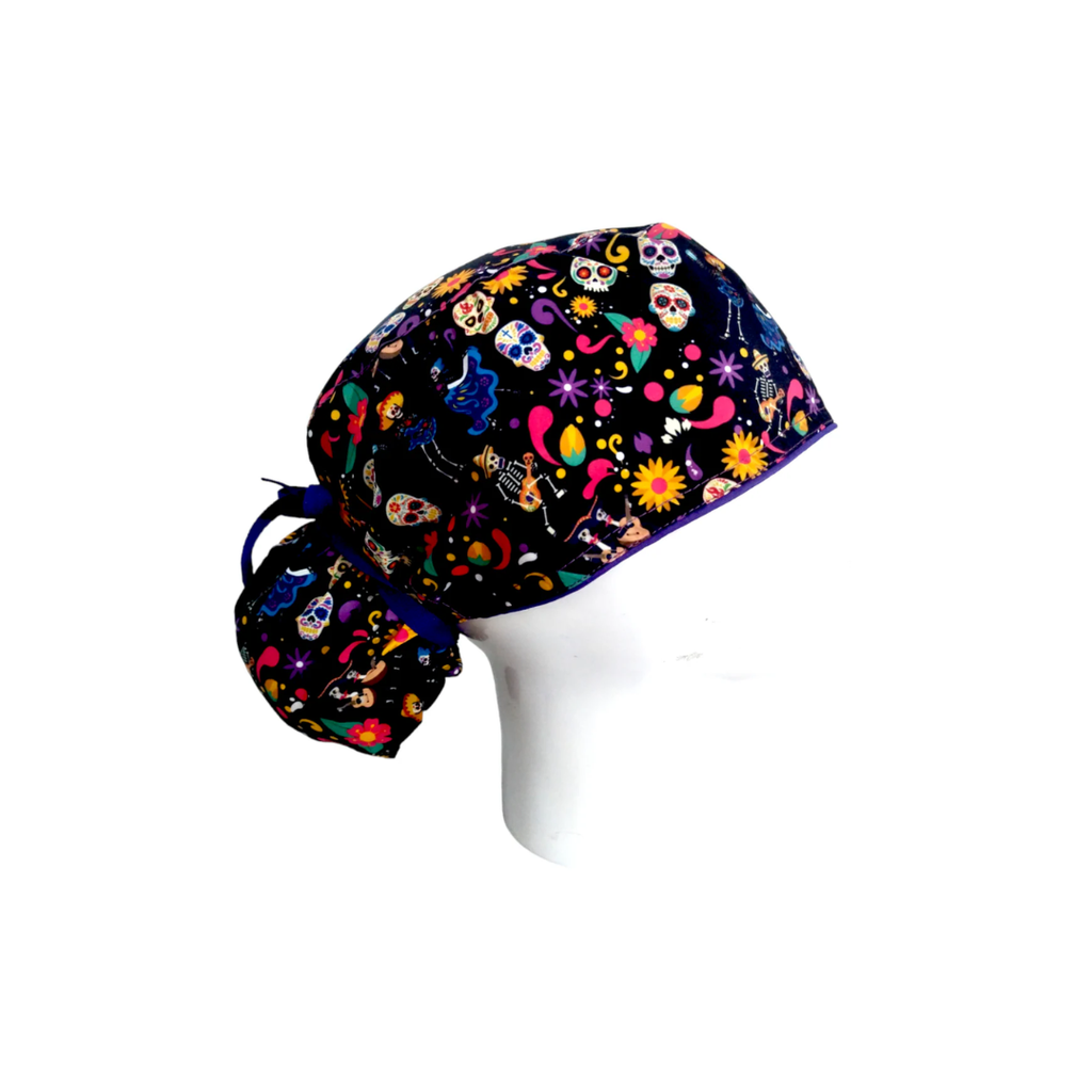 Gorro Quirúrgico Mujer Día de Muertos