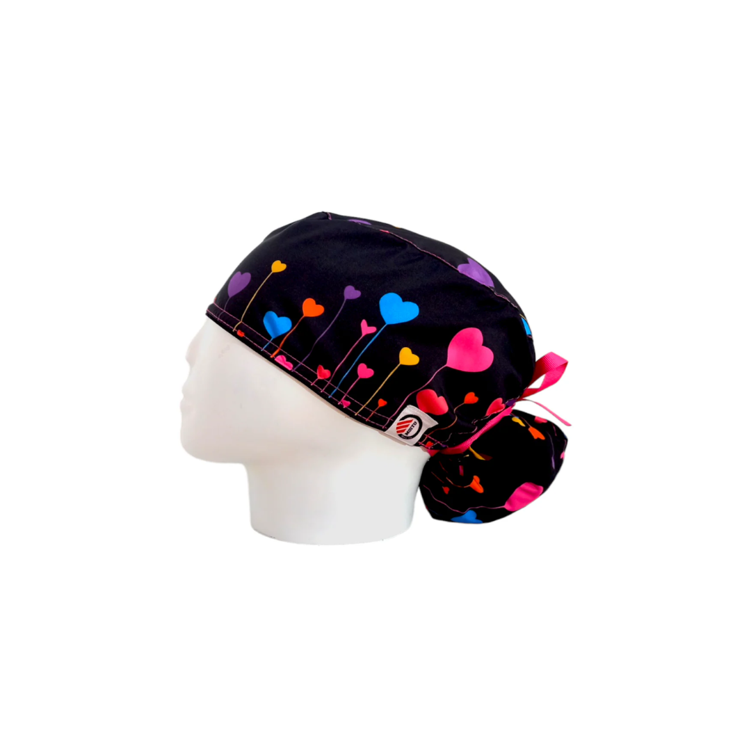 Gorro Quirúrgico Mujer Globos Corazon