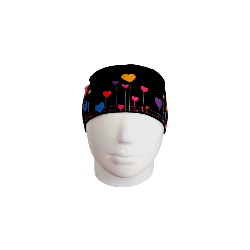 Gorro Quirúrgico Mujer Globos Corazon