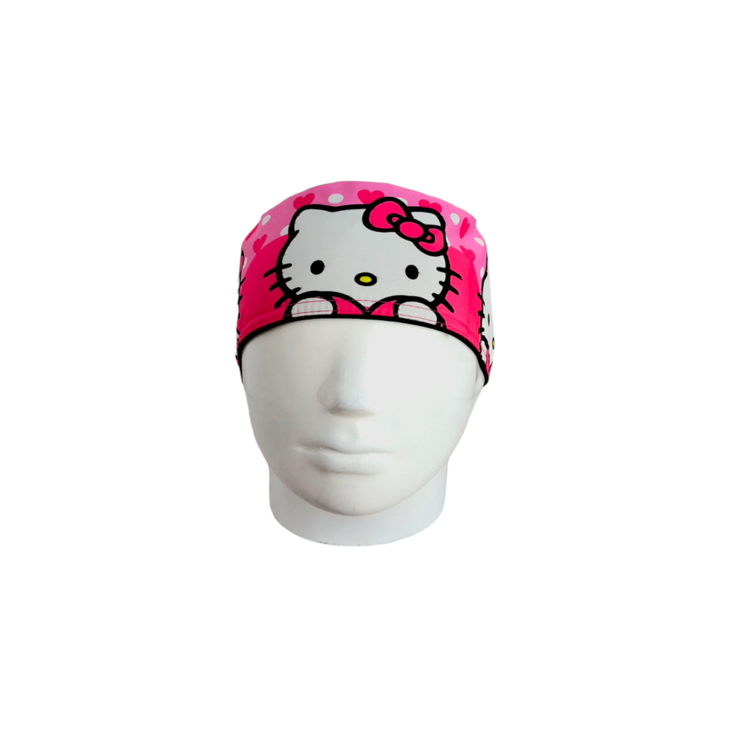 Gorro Quirúrgico Mujer Hello Kitty Rosa