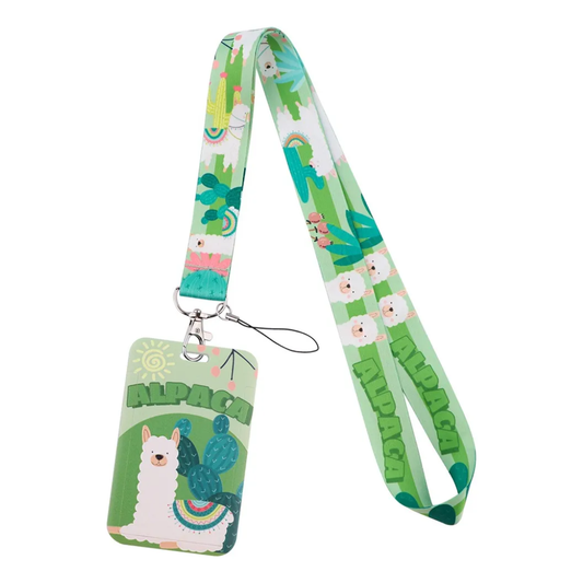 Portacarnet (Lanyard) Alpaca
