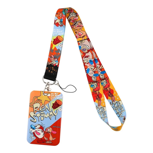 Portacarnet (Lanyard) Ren y Stimpy