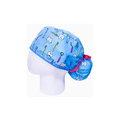 Gorro Quirúrgico Mujer Odontología Cute Azul