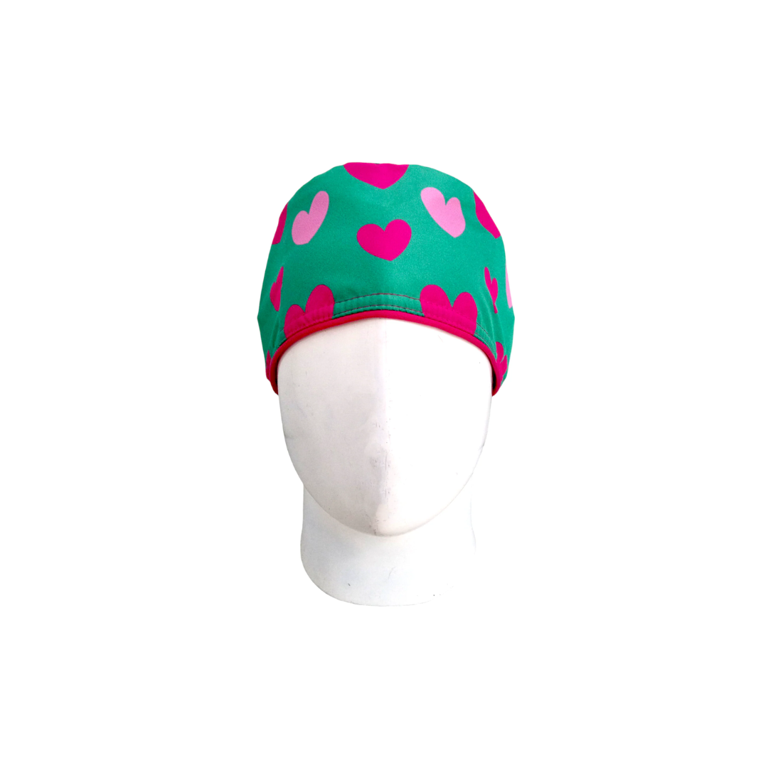 Gorro Quirúrgico Mujer Love Hearts Vibrante