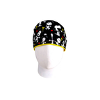 Gorro Quirúrgico Mujer Snoopy Negro Corazones