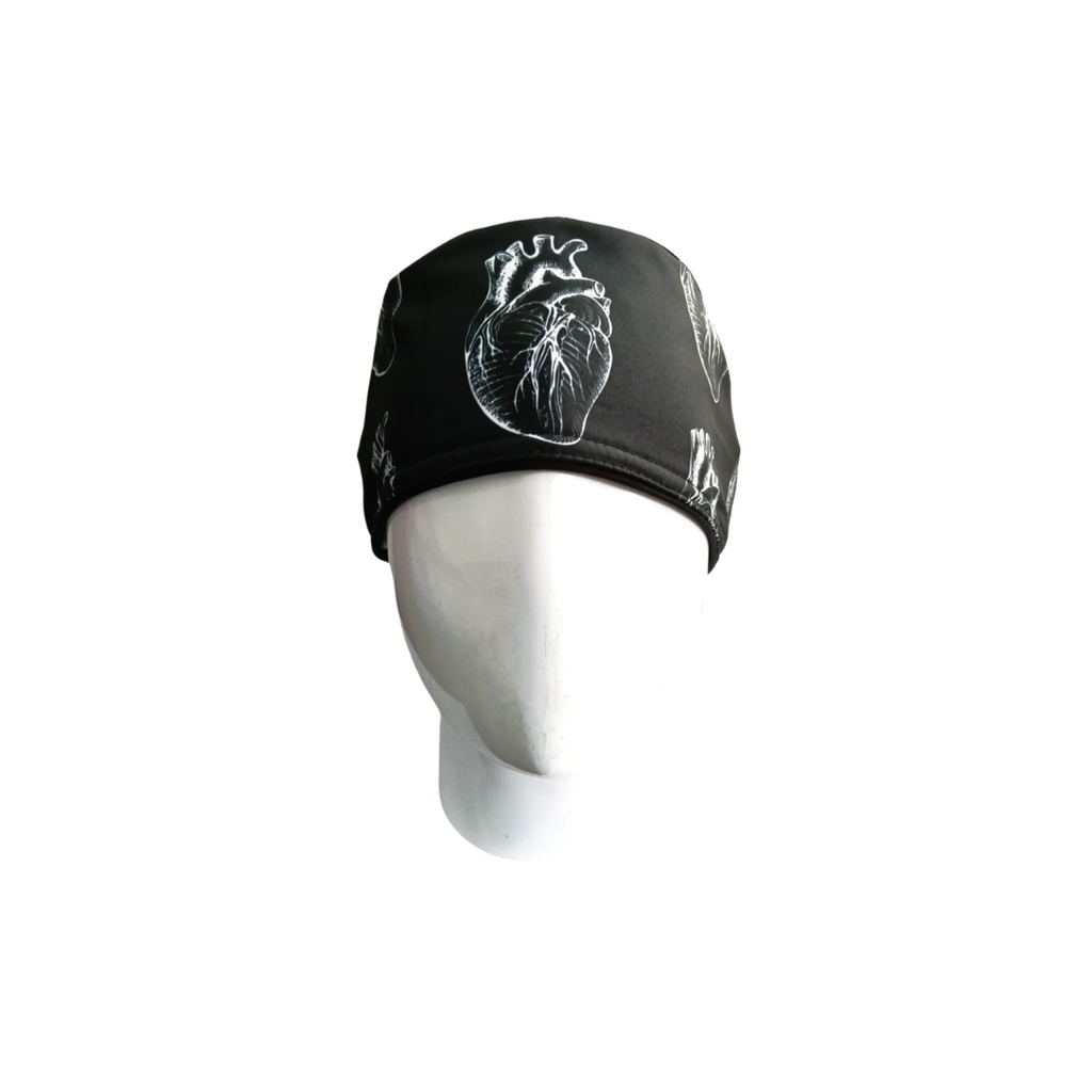 Gorro Quirúrgico Mujer Anatomical Heart Black