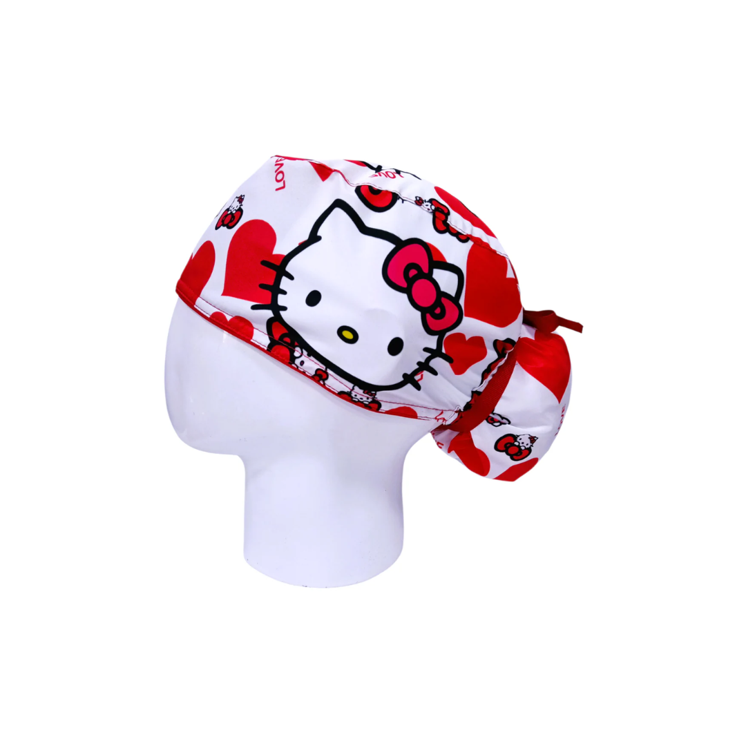 Gorro Quirúrgico Mujer Hello Kitty Love