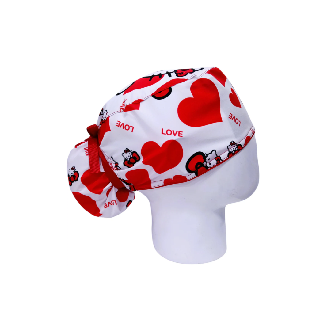 Gorro Quirúrgico Mujer Hello Kitty Love
