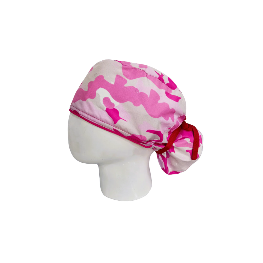 Gorro Quirúrgico Mujer Pink Camo Style