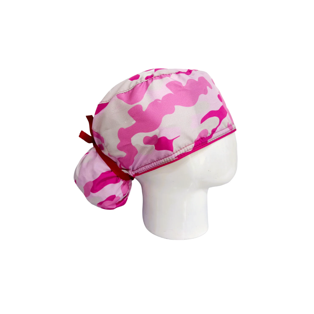 Gorro Quirúrgico Mujer Pink Camo Style