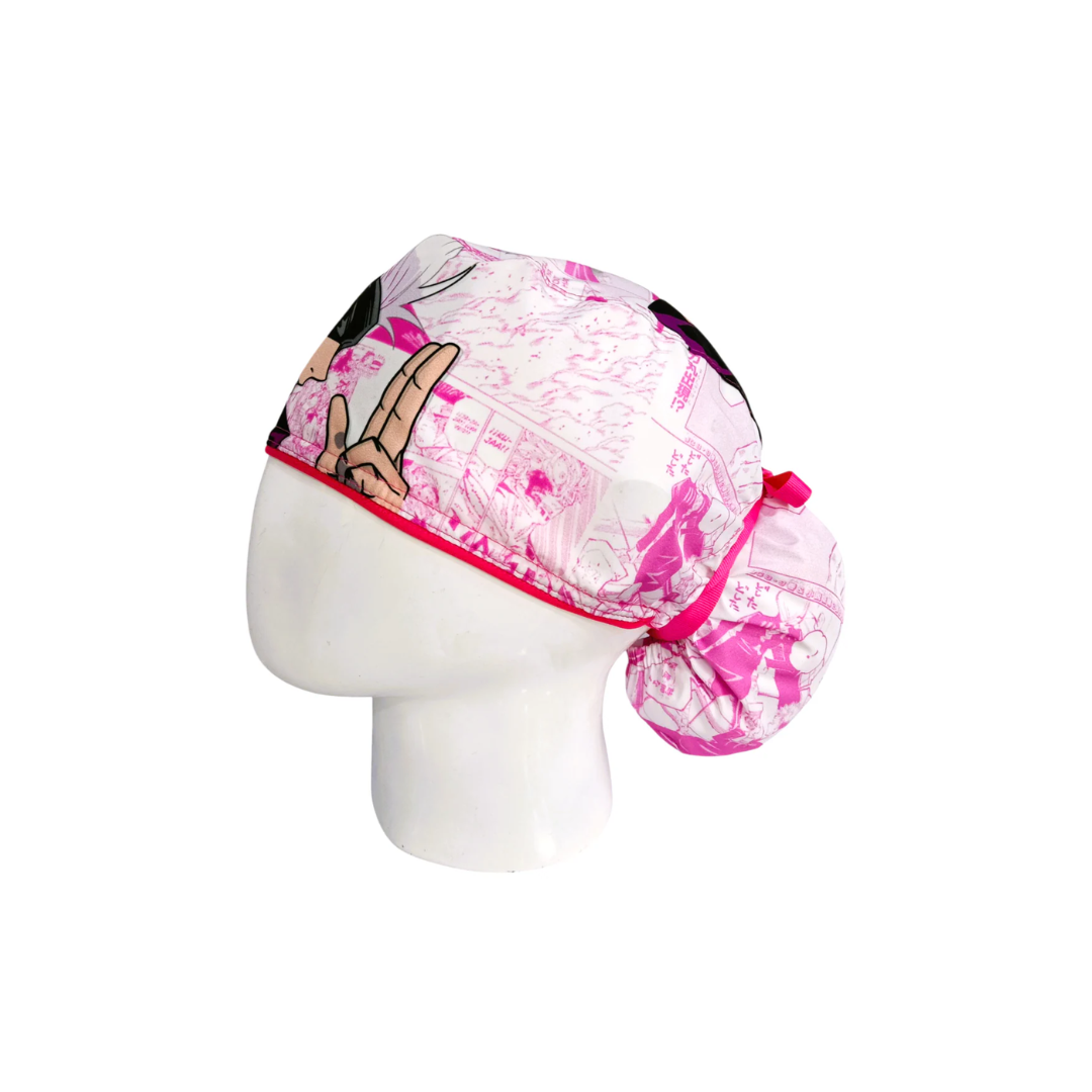 Gorro Quirúrgico Mujer Gojo Pink Aura
