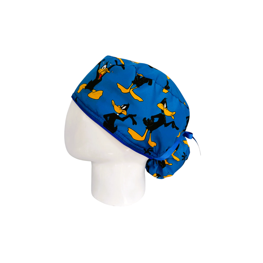 Gorro Quirúrgico Mujer Pato Lucas Azul