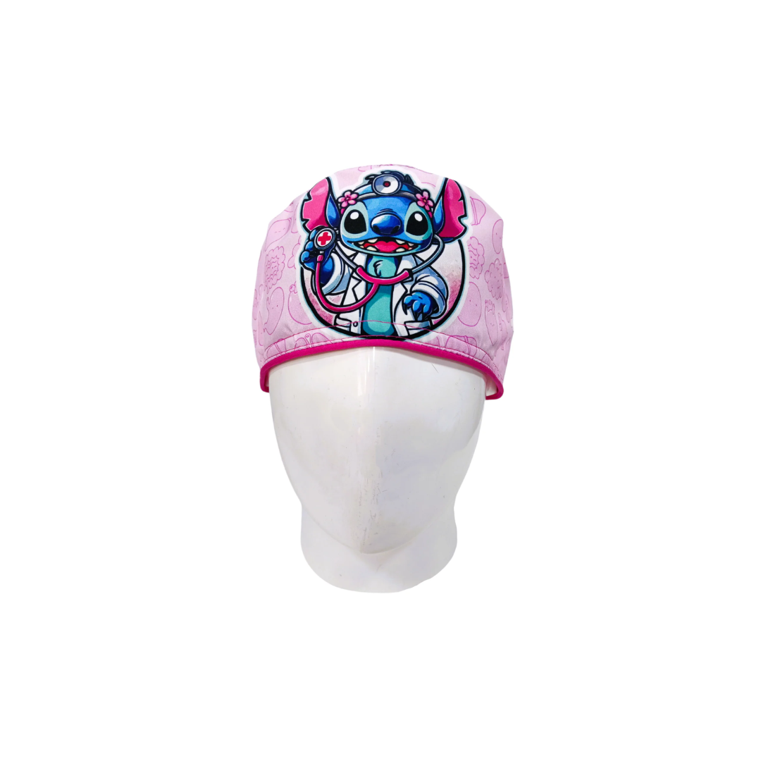 Gorro Quirúrgico Mujer Stitch Doctora Rosa