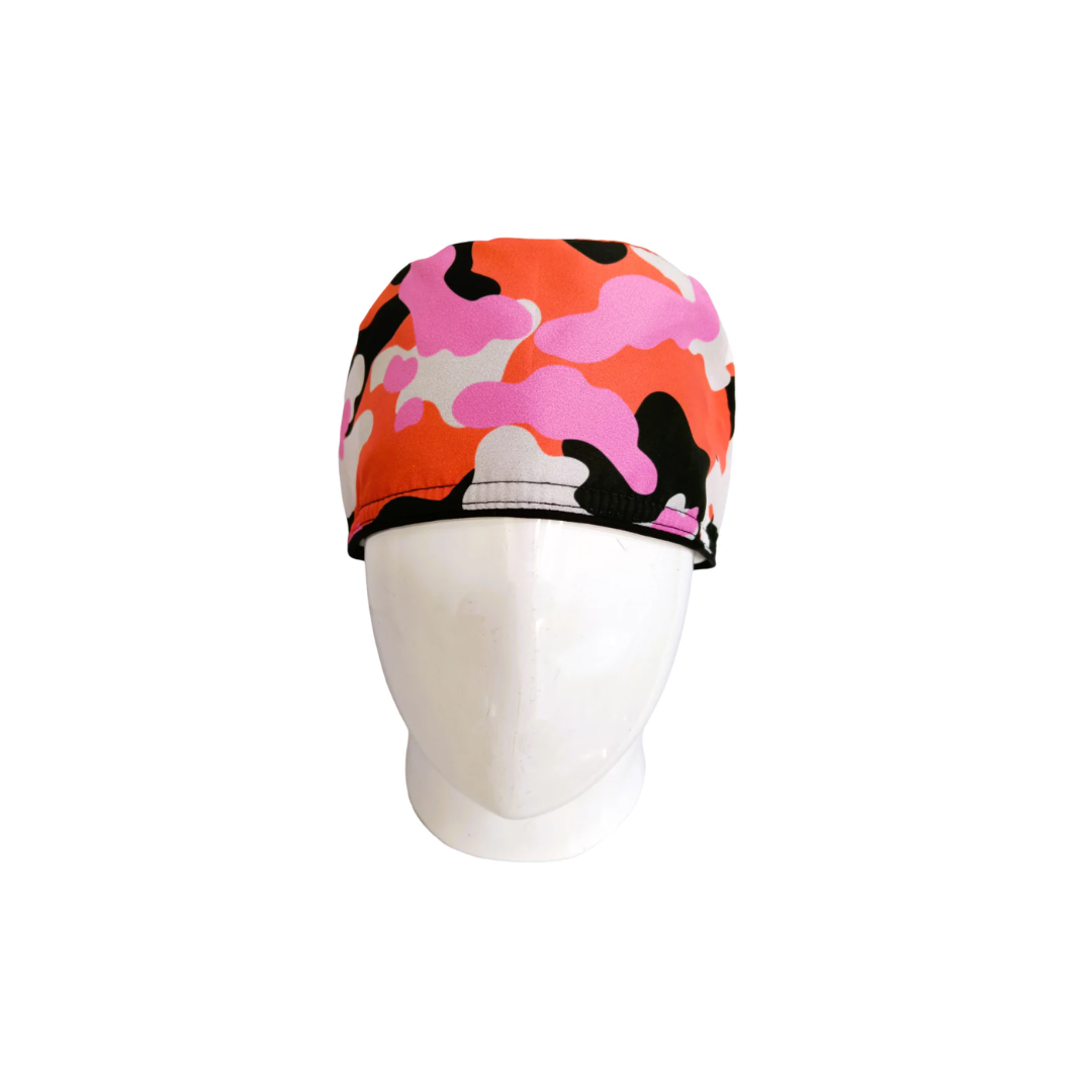 Gorro Quirúrgico Mujer Camuflado Pink Urban