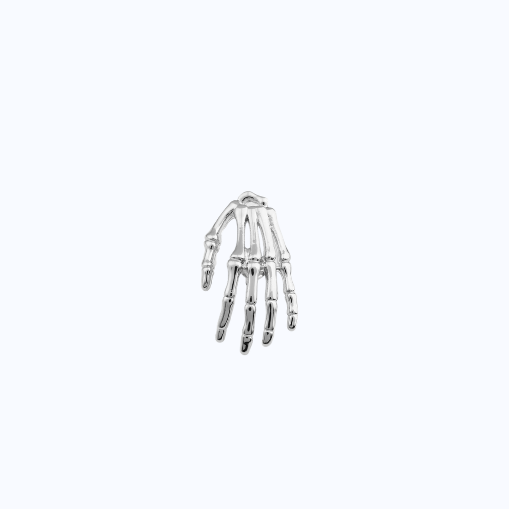 Pin Metálico Mano Esquelética