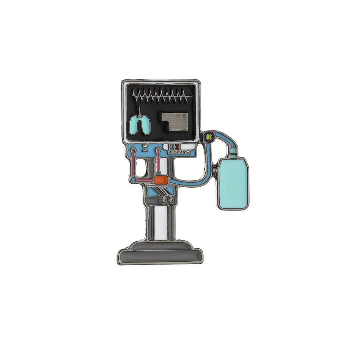 Pin Metálico Anesthesia Machine