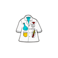 Pin Metálico Lab Coat Love
