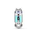 Pin Metálico Equipo de Imagenología