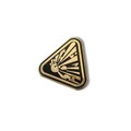 Pin Metálico Impact Warning