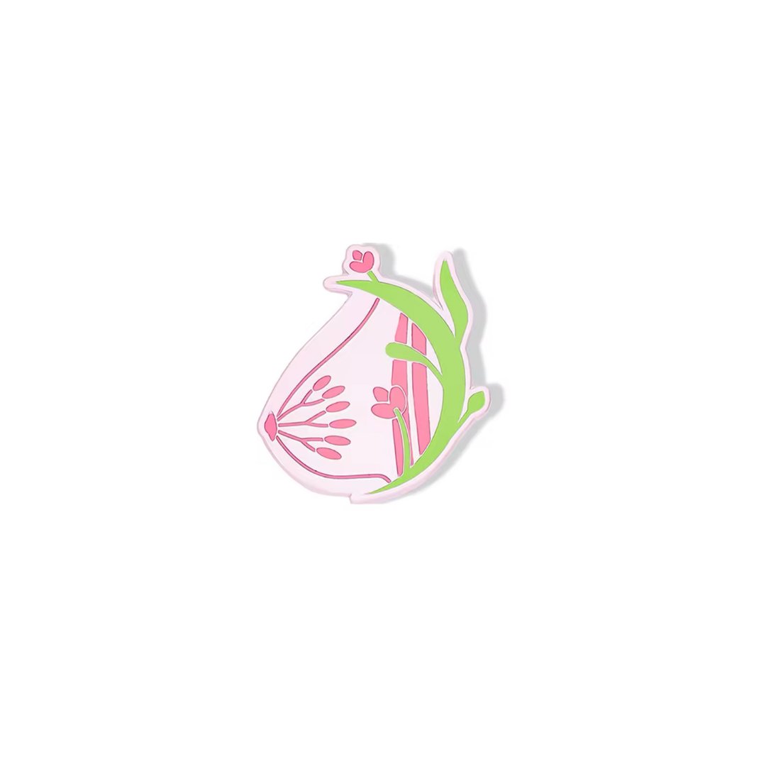 Pin Metálico Mama Floral