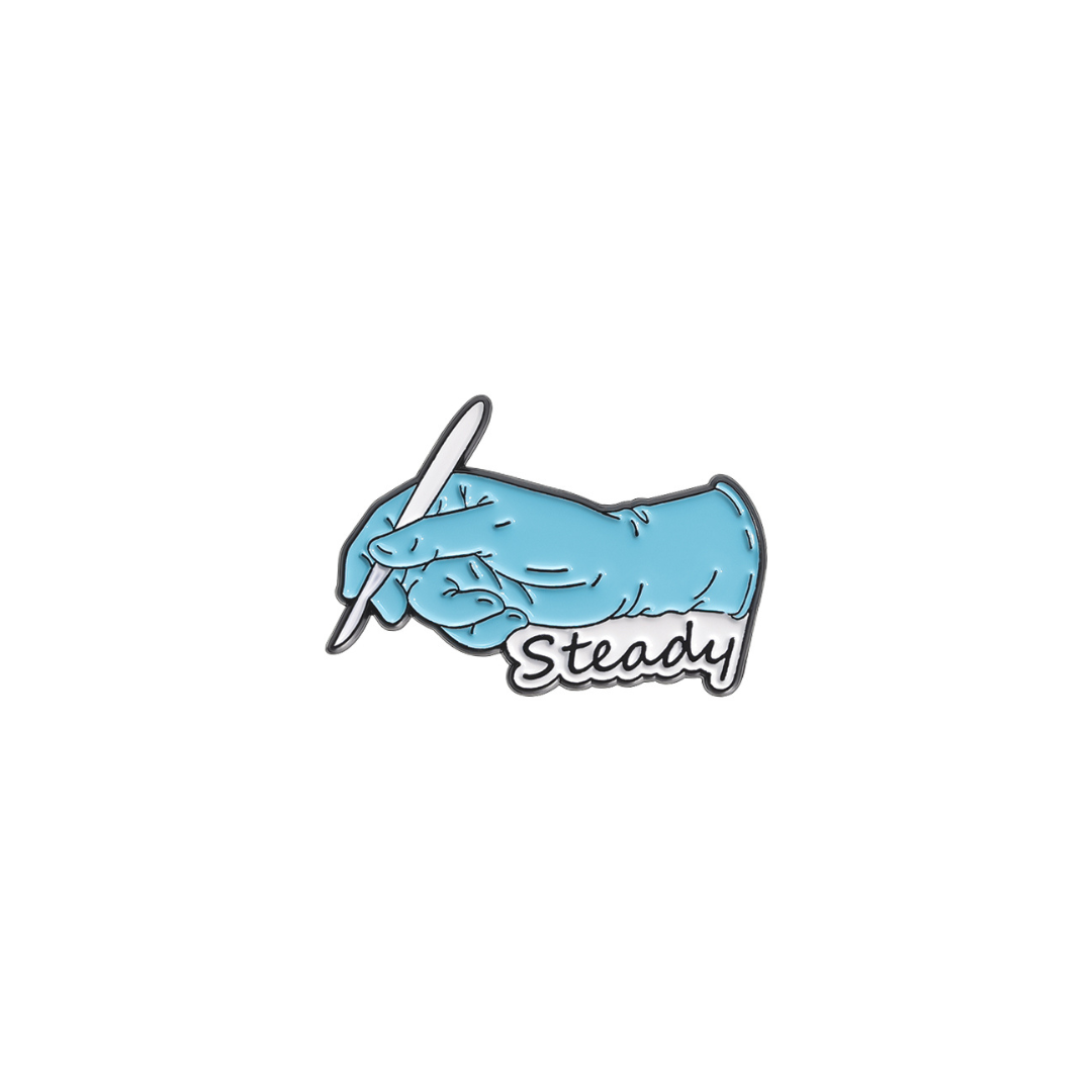 Pin Metálico Steady Hands
