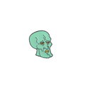 Pin Metálico Handsome Squidward