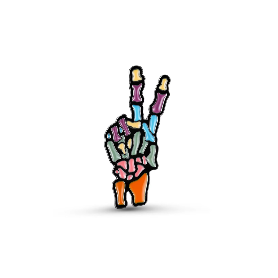 Pin Metálico Bone Peace
