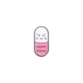 Pin Metálico Happy 250 mg