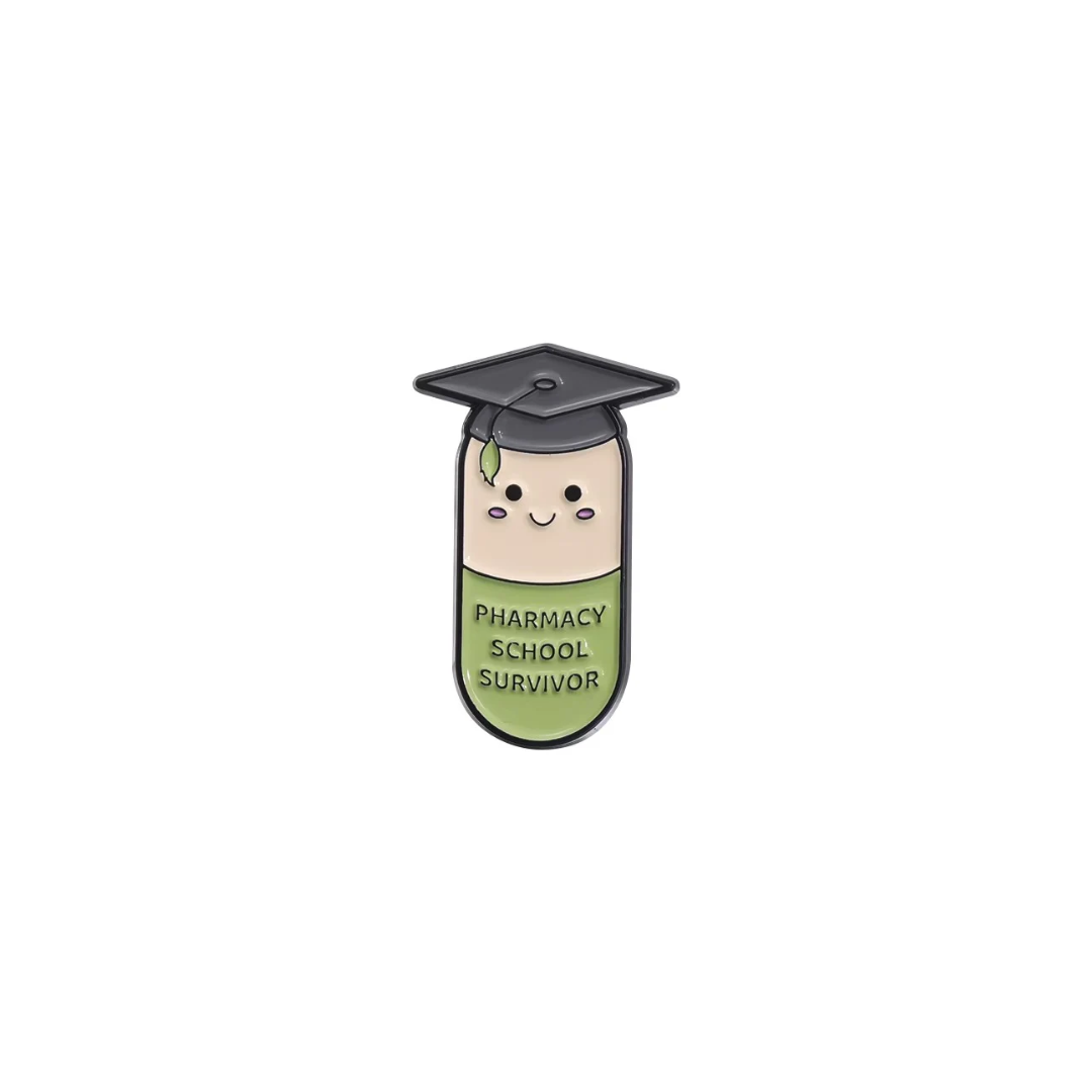 Pin Metálico Pharmacy School Survivor