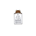 Pin Metálico Vision Bear Tabla Optométrica
