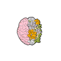 Pin Metálico Neuro Blossom