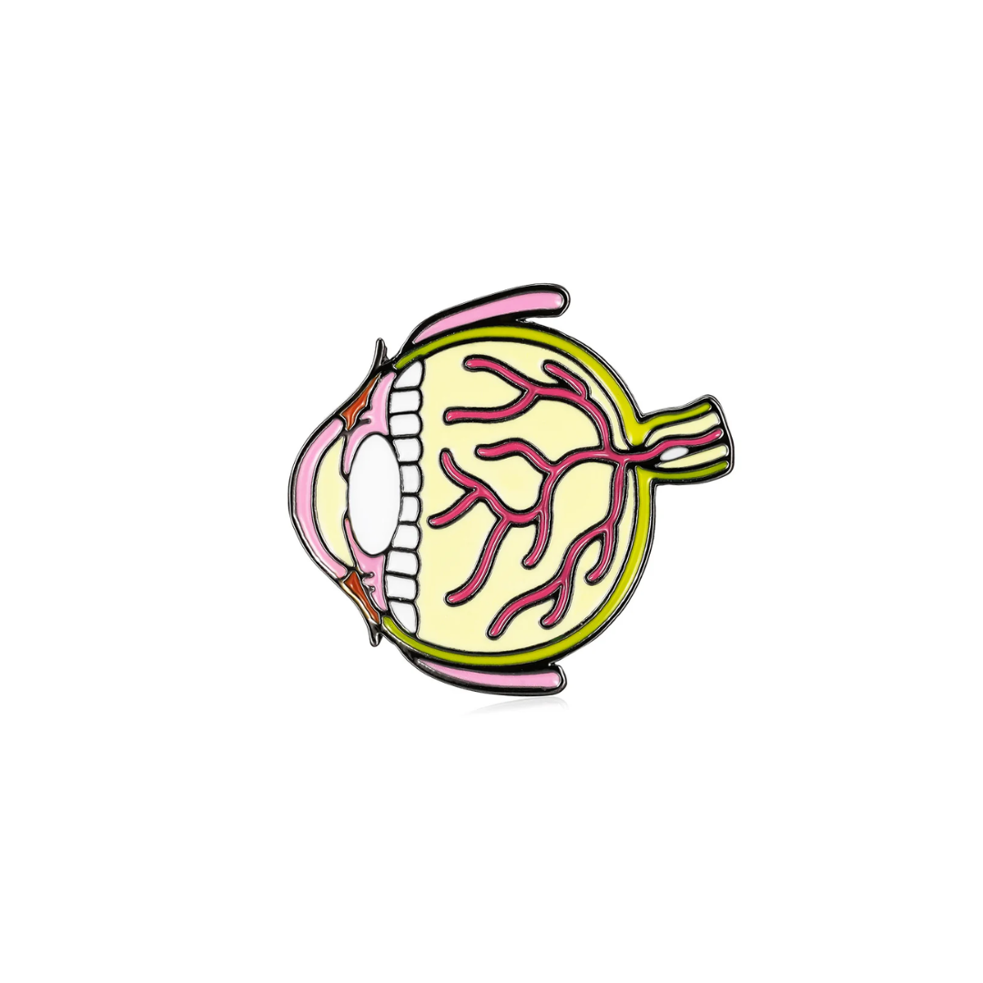 Pin Metálico Retina Bloom Anatomía Ocular