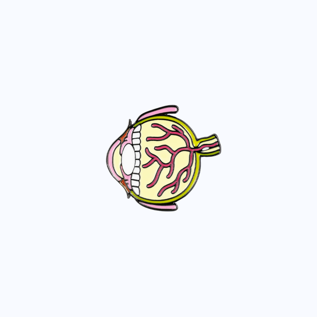 Pin Metálico Retina Bloom Anatomía Ocular